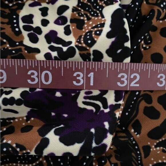 PINKO V Neck Puff Sleeve Viscose Salsa Long Sleeve Night Out Date Dress Sz XS • - Picture 10 of 12